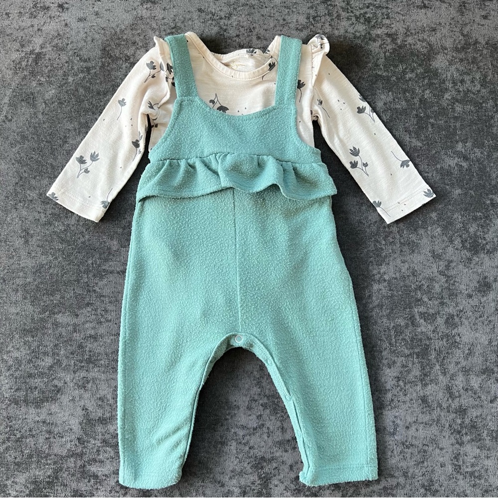 Jessica Simpson Overall Set Size 6/9 Months